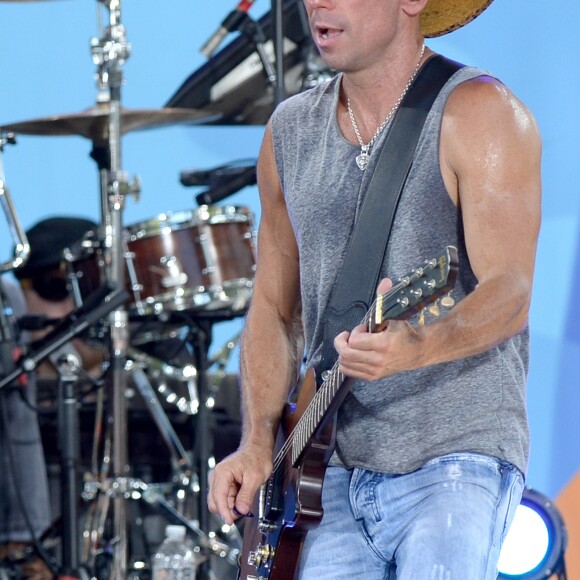 Kenny Chesney lors du Good Morning America (GMA) Summer Concert Series à Central Park, New York City, le 8 juillet 2016.