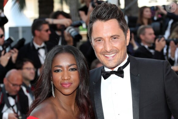 Vincent Cerutti et Hapsatou Sy à la montée des marches du film "D'Après Une Histoire Vraie" lors du 70ème Festival International du Film de Cannes, le 27 mai 2017. © Denis Guignebourg/Bestimage