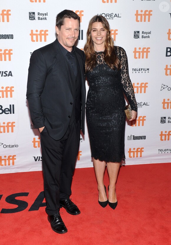 Christian Bale et sa femme Sibi Blazic à la première de "Hostiles" au Toronto International Film Festival 2017 (TIFF), le 12 septembre 2017. © Brent Perniac/AdMedia via Zuma Press/Bestimage12/09/2017 - Toronto