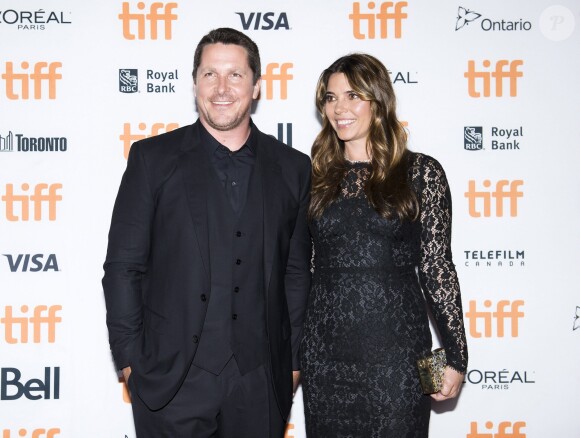 Christian Bale et Sibi Blazic au Toronto International Film Festival, Toronto, le 11 septembre 2017.