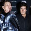 Jim Carrey, David Copperfield et sa compagne Chloe Gosselin lors de la soirée Harper's Bazaar Icons organisée au Plaza Hotel, à New York, le 8 septembre 2017.