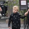 Exclusif - Fergie et son mari Josh Duhamel vont à l'église avec leur fils Axl à Brentwood, le 6 juin 2017