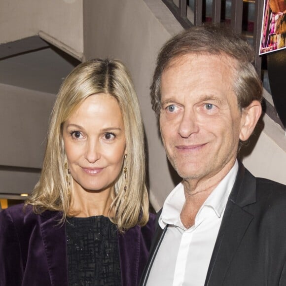 Semi-Exclusif - Frédéric Saldmann avec sa femme Marie à la 3ème Edition des "Trophées du Bien-Etre" au théâtre des Mathurins à Paris, le 18 septembre 2017. Les "Trophées du Bien-Etre" sont une occasion unique de récompenser chaque année une innovation médicale, un geste, une action, une pièce de théâtre, un film, un concert, une musique, un produit du quotidien, une amélioration urbaine qui auront contribué à créer le bien-être pour le plus grand nombre. © Pierre Perusseau/Bestimage