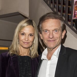 Semi-Exclusif - Frédéric Saldmann avec sa femme Marie à la 3ème Edition des "Trophées du Bien-Etre" au théâtre des Mathurins à Paris, le 18 septembre 2017. Les "Trophées du Bien-Etre" sont une occasion unique de récompenser chaque année une innovation médicale, un geste, une action, une pièce de théâtre, un film, un concert, une musique, un produit du quotidien, une amélioration urbaine qui auront contribué à créer le bien-être pour le plus grand nombre. © Pierre Perusseau/Bestimage