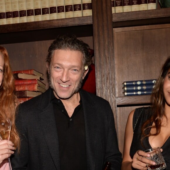 Exclusif - Pernille Bergendorff, Vincent Cassel, Tuheï Adams - After du film de "Gauguin, voyage à Tahiti" au Buddha-Bar à Paris le 18 septembre 2017. La soirée était organisée par Five Eyes Production © Rachid Bellak/Bestimage