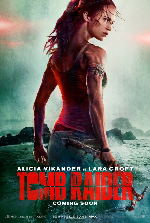 Affiche du film "Tomb Raider" avec Alicia Vikander, en salles le 14 mars 2018