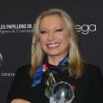 Véronique Sanson à la press Room de la 11ème cérémonie des Globes de Cristal au Lido à Paris le 30 janvier 2017. © CVS / Bestimage