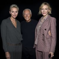 Charlene de Monaco : Ultralookée au côté de Cate Blanchett pour Giorgio Armani