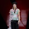 Défilé de mode printemps-été 2018 "Giorgio Armani" lors de la fashion week de Milan. Le 22 septembre 2017  Women Fashion Show SS 2018 Giorgio Armani Catwalk Milan - Italy 22 september 201722/09/2017 - Milan