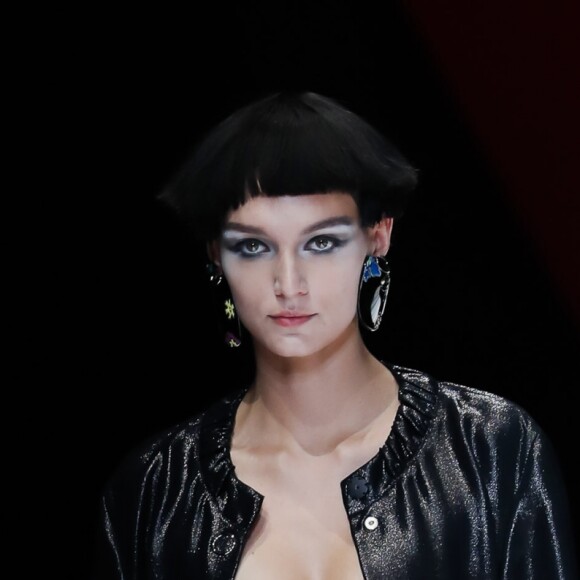 Défilé de mode printemps-été 2018 "Giorgio Armani" lors de la fashion week de Milan. Le 22 septembre 2017  Women Fashion Show SS 2018 Giorgio Armani Catwalk Milan - Italy 22 september 201722/09/2017 - Milan