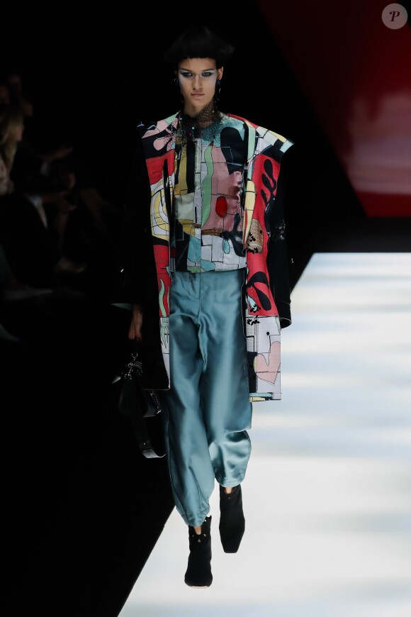 Défilé de mode printemps-été 2018 "Giorgio Armani" lors de la fashion week de Milan. Le 22 septembre 2017  Women Fashion Show SS 2018 Giorgio Armani Catwalk Milan - Italy 22 september 201722/09/2017 - Milan