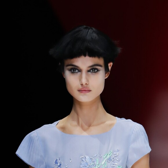 Défilé de mode printemps-été 2018 "Giorgio Armani" lors de la fashion week de Milan. Le 22 septembre 2017  Women Fashion Show SS 2018 Giorgio Armani Catwalk Milan - Italy 22 september 201722/09/2017 - Milan