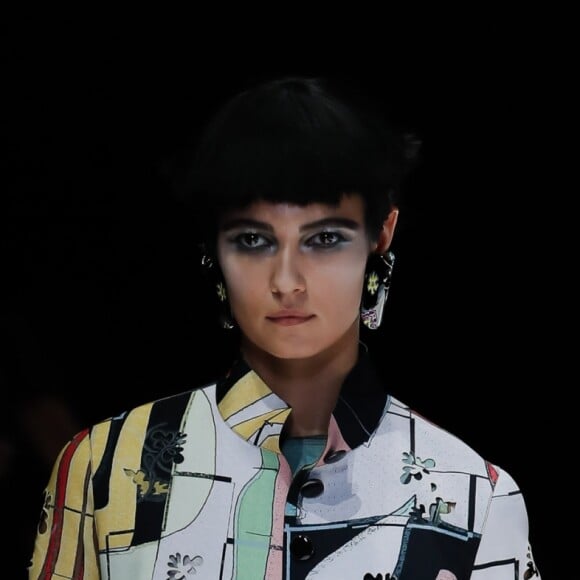 Défilé de mode printemps-été 2018 "Giorgio Armani" lors de la fashion week de Milan. Le 22 septembre 2017  Women Fashion Show SS 2018 Giorgio Armani Catwalk Milan - Italy 22 september 201722/09/2017 - Milan