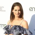 Lyndsy Fonseca enceinte à la 27e soirée EMA Awards au Barker Hangar à Santa Monica, le 23 septembre 2017.
