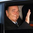Jacques Chirac, qui fete son 80e anniversaire aujourd'hui, a quitte son domicile en voiture. Le 29 novembre 2012