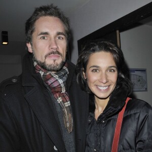 Marie Fugain et son marie Richard Charest à Paris, le 28 janvier 2009.