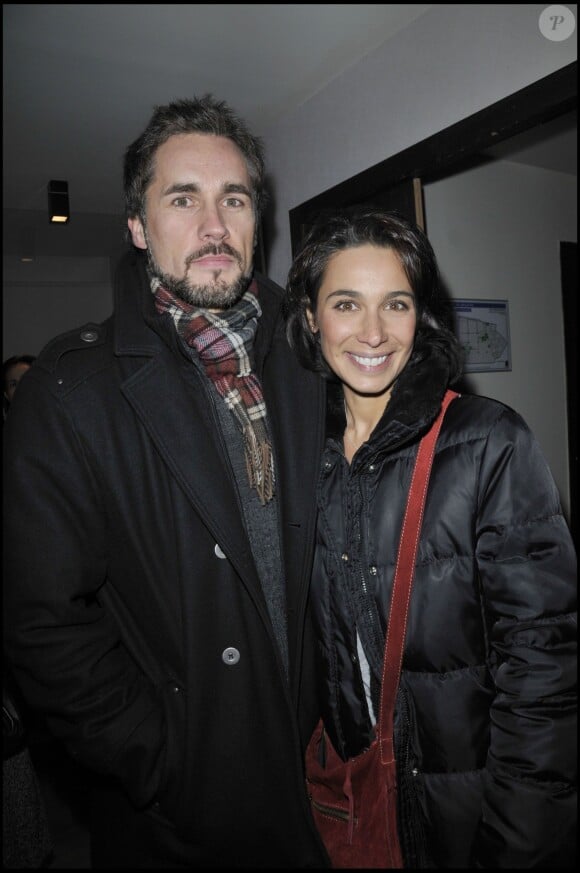 Marie Fugain et son marie Richard Charest à Paris, le 28 janvier 2009.