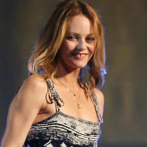 Vanessa Paradis lors de la première du film "Chien" au 70 ème festival du film de "Locarno" le 7 août 2017