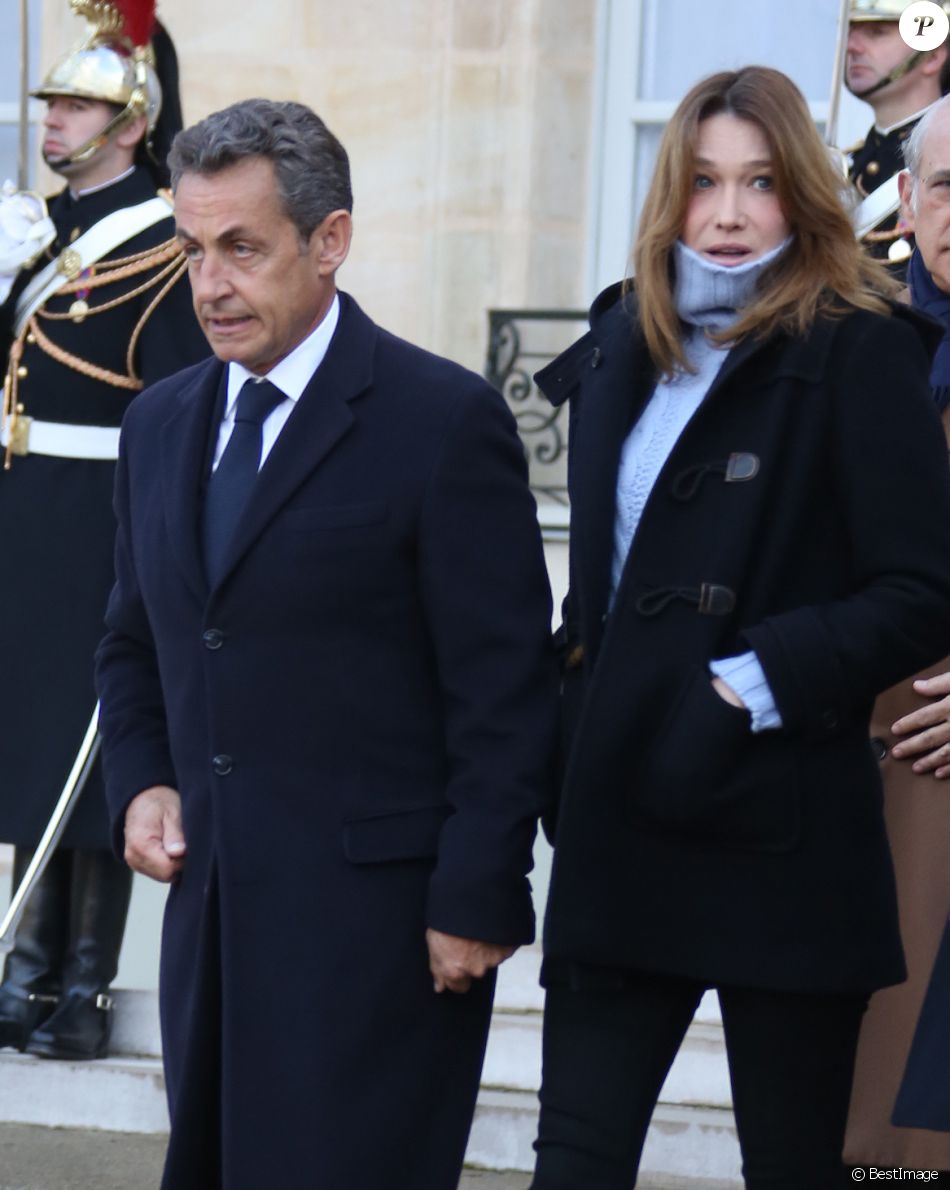 Nicolas Sarkozy et Carla Bruni Sarkozy - Réunion à l ...