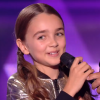 Angelina lors de la finale de "The Voice Kids 4" (TF1), samedi 30 septembre 2017.