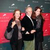 Jean Rochefort avec sa femme Francoise et sa fille Clémence - Dans le cadre du Gucci Paris Masters a eu lieu l'épreuve "Style & Competition for AMADE" a Villepinte le 7 décembre 2013.