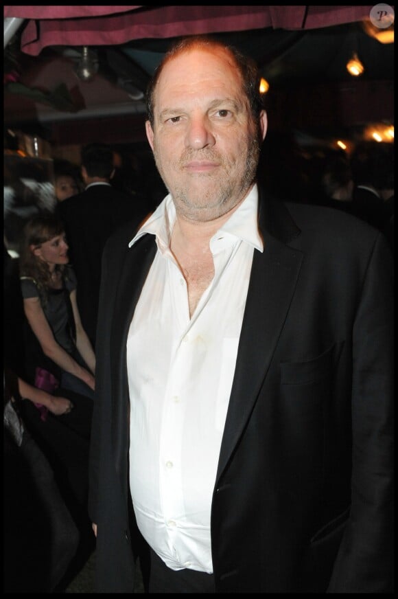 Harvey Weinstein au concert de M au Baron à Cannes le 17 mai 2010