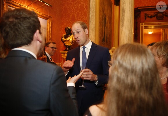 Le prince William, duc de Cambridge à la réception "World mental health day" au palais de Buckingham à Londres le 10 octobre 2017.
