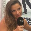 Denitsa Ikonomova et son partenaire Sinclair - conférence de presse de "Danse avec les stars 8", 28 septembre 2017, TF1