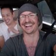 Chester Bennington avec son groupe Linkin Park et l'acteur Ken Jeong dans l'émission "Carpool Karaoke" enregistrée le 14 juillet 2017. Six jours plus tard, le leader du groupe se donnait la mort.