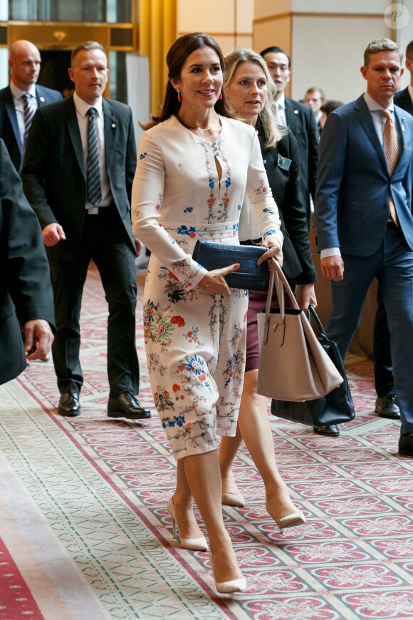 La princesse Mary de Danemark arrive à l'hôtel Hotel Gajoen Tokyo au Japon le 11 octobre 2017. 11/10/2017 - Tokyo