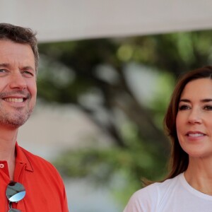 Le prince Frederik et la princesse Mary de Danemark lors d'un voyage officiel pour célébrer les 150 ans de relations diplomatiques entre le Danemark et le Japon le 8 octobre 2017. 08/10/2017 - 