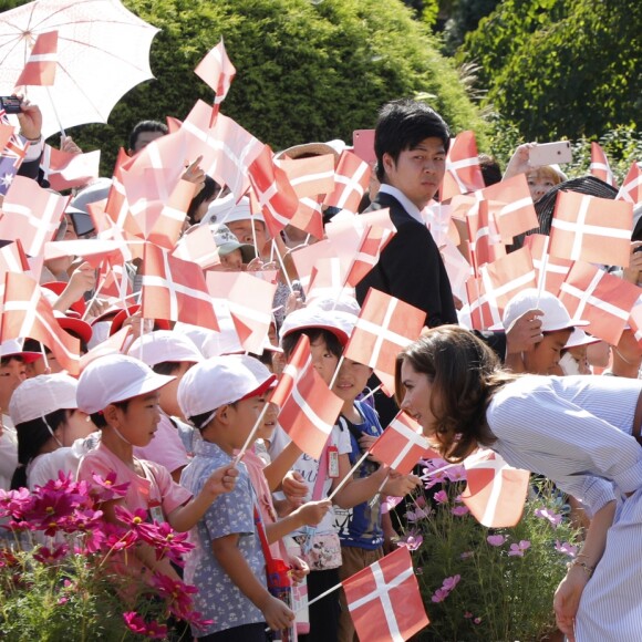 La princesse Mary de Danemark lors d'un voyage officiel pour célébrer les 150 ans de relations diplomatiques entre le Danemark et le Japon le 10 octobre 2017.10/10/2017 - 