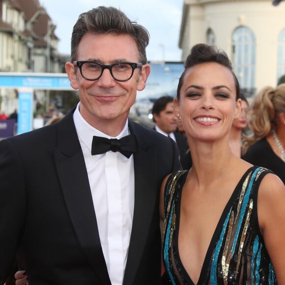 Michel Hazanavicius et sa femme Bérénice Bejo à la première de "Le Château de Verre" lors de la soirée de clôture du 43e Festival du Cinéma Américain de Deauville, le 9 septembre 2017. © Denis Guignebourg/Bestimage