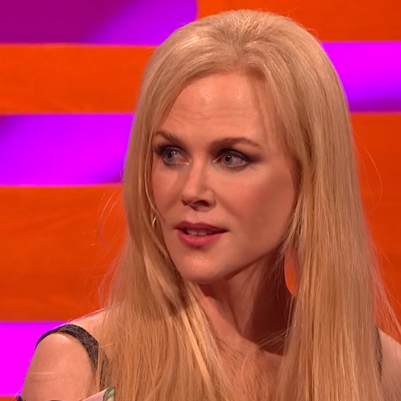 Nicole Kidman sur le plateau du Graham Norton Show (BBC1), octobre 2017.