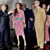 La princesse Lalla Salma du Maroc et Madison Cox, veuf de Pierre Bergé, à Marrakech le 14 octobre 2017 lors de l'inauguration du musée Yves Saint Laurent (mYSLm).