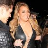 Mariah Carey arrive avec son compagnon Bryan Tanaka au restaurant Gracias Madre à Los Angeles, le 22 septembre 2017