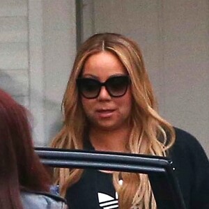 Exclusif - Mariah Carey à la sortie du dermatologue Epione à Beverly Hills, le 15 septembre 2017