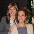 Exclusif - La realisatrice Amelie van Elmbt et l'actrice Alice de Lencquesaing - Soiree pour le film "La tete la premiere" au restaurant Sassolini a Paris. Le 27 septembre 2012