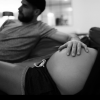 Luka Karabatic et sa compagne Jeny Priez, enceinte, le 1er novembre 2017, attendant la naissance de leur fille... Photo Instagram.