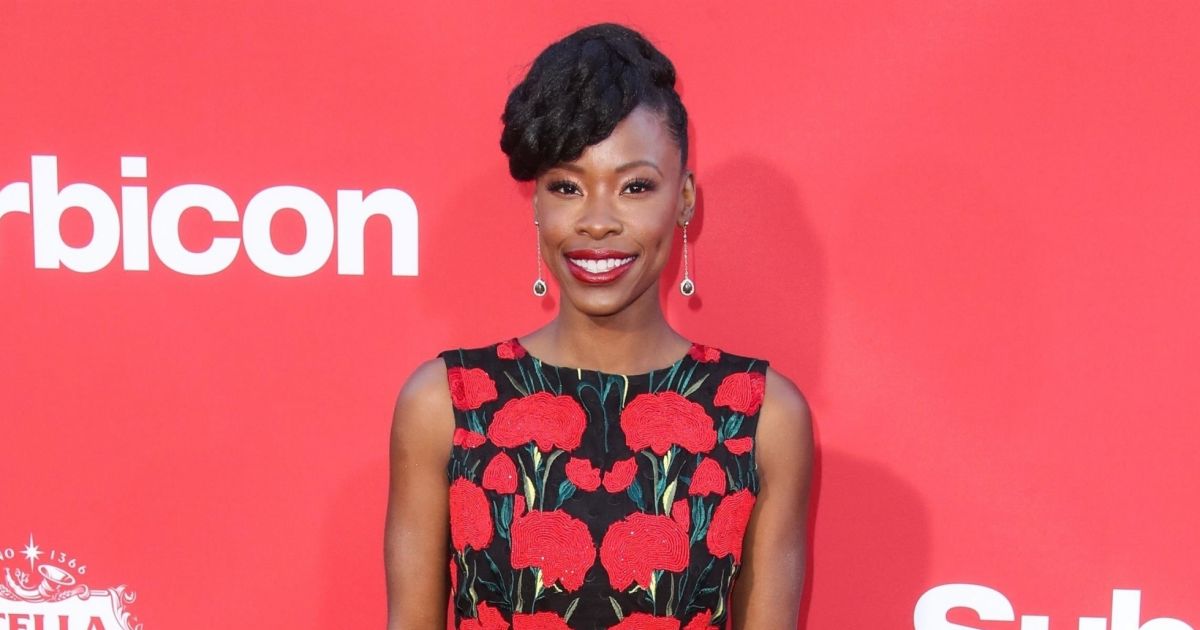 Karimah Westbrook à la première de Suburbicon au théâtre Regency