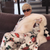 Photo de Kris Jenner par Kim Kardashian. Le 23 octobre 2017.