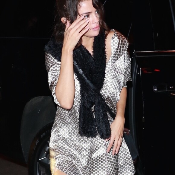 Selena Gomez à New York. Le 17 octobre 2017