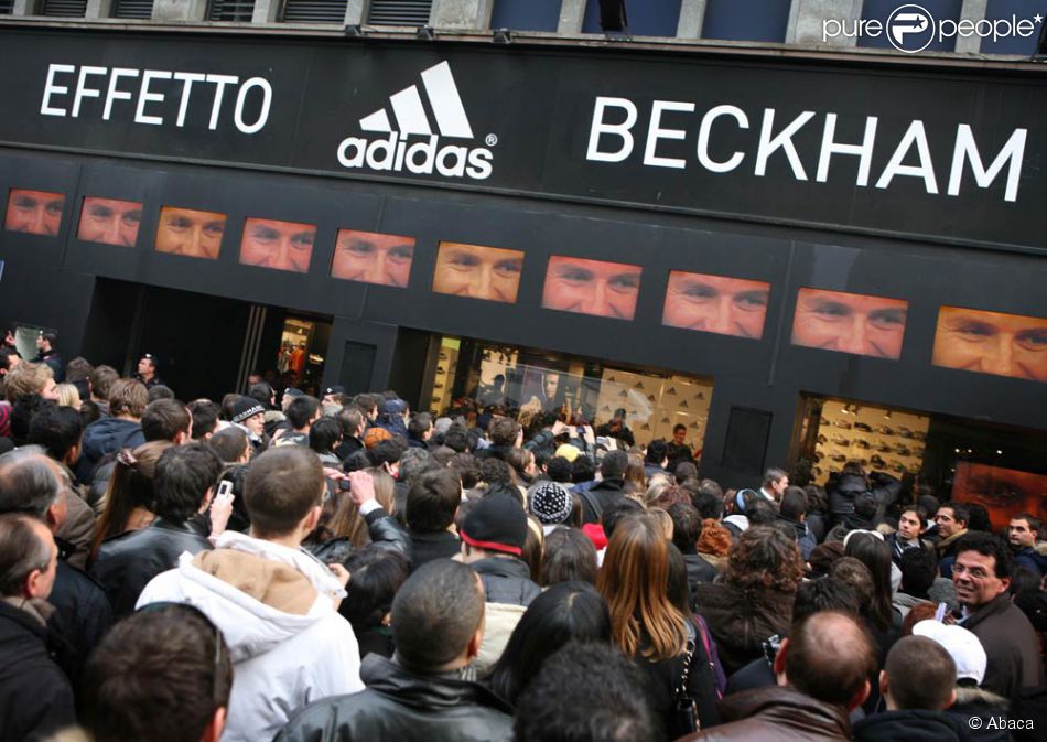 Inauguration de la boutique Adidas, à Milan ! 23/02/09 - Purepeople