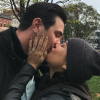 Janel Parrish et son petit ami Chris Long. Ensemble depuis septembre 2016, le couple s'est fiancé le 23 octobre 2017.