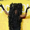 Grace Jones à l'avant-première de "Grace Jones: Bloodlight and Bami" à Londres, le 25 octobre 2017.