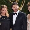 Harry Connick Jr., son épouse Jill Goodacre et leurs filles Charlotte et Georgia aux Daytime Emmy Awards à Pasadena, le 1er mai 2017.