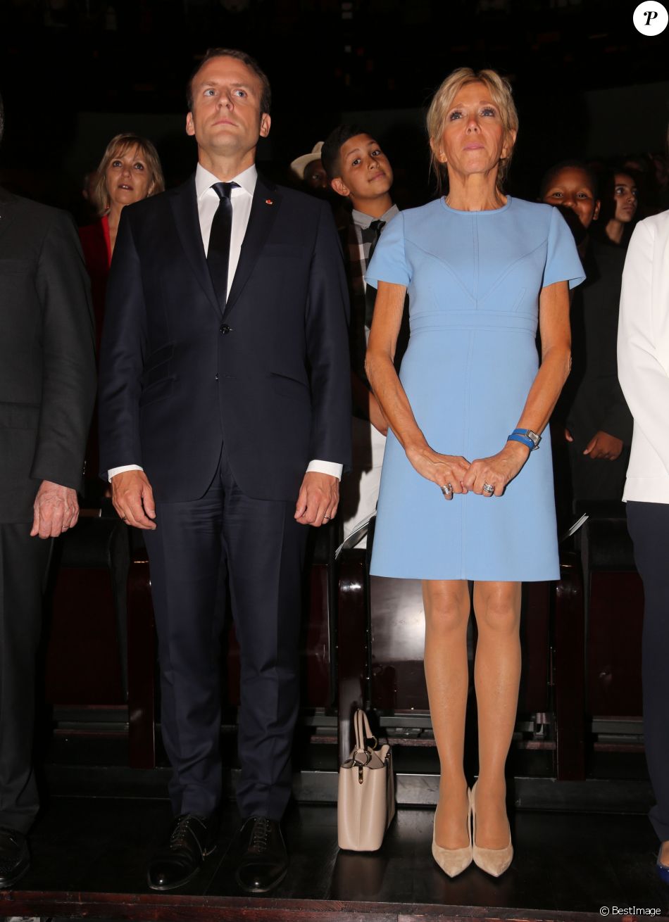 Le Président de la République Française, Emmanuel Macron ...