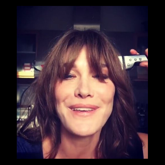 Carla Bruni-Sarkozy a fêté Halloween, Instagram, le 31 octobre 2017.