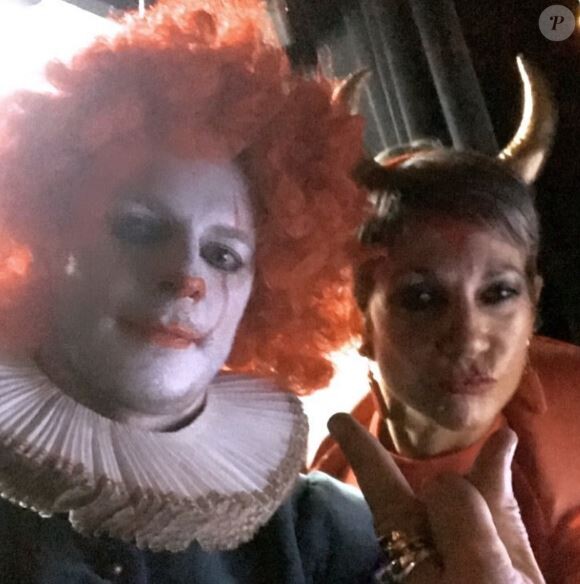 Matthieu Delomreau et Isabelle Morini Bosc déguisés pour Halloween, Instagram, le 31 octobre 2017.
