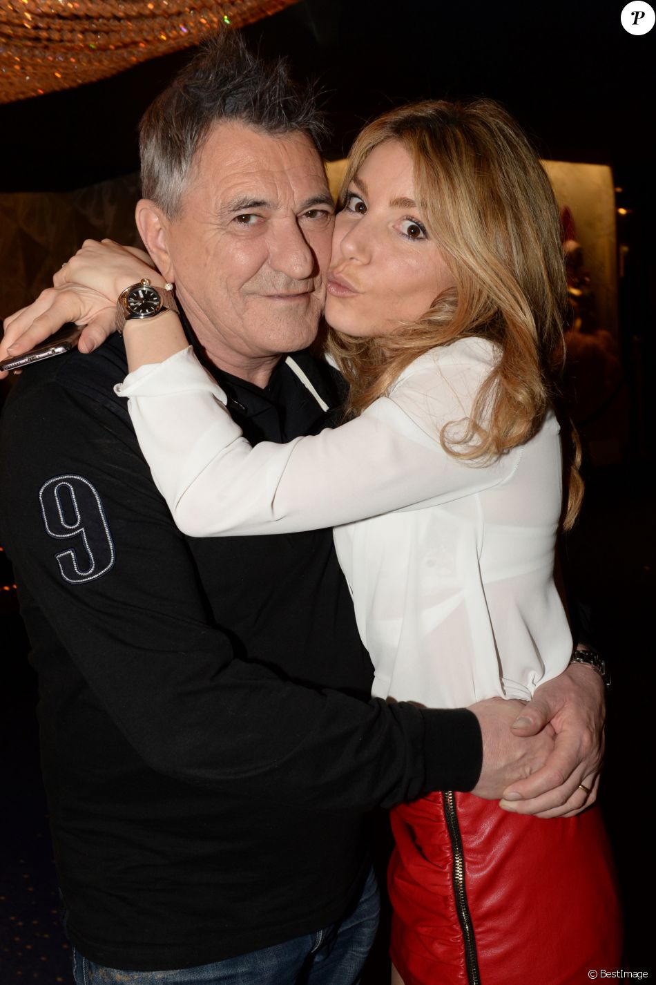 Semi-Exclusif - Jean-Marie Bigard et sa femme Lola Marois Bigard - 11ème cérémonie des Globes de ...